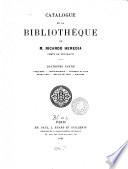 Catalogue de la Bibliothèque de Ricardo Heredia comte de Benahavis