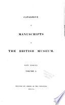 Catalogue of Manuscripts in the British Museum