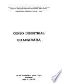 Censo industrial: Guanabara
