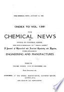 Chemical News and Journal of Industrial Science
