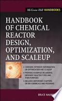 Chemical Reactor Design, Optimization, and Scaleup