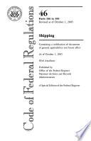 Code of Federal Regulations