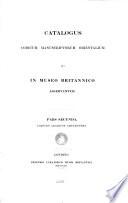 Codices Arabicos Amplectens