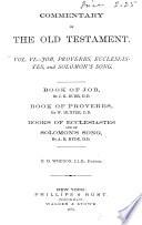 Commentary on the Old Testament