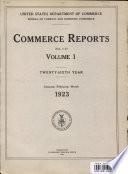 Commerce Reports Nos. 1-13 Volume 1 Twenty-Sixth Year