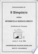 Comunicações do II Simpósio sobre Informática e Desenvolvimento