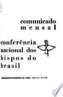 Comunicado mensal da Conferência Nacional dos Bispos do Brasil