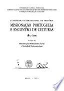 Congresso Internacional de Historia Missionac~ao Portuguesa E Encontro de Culturas