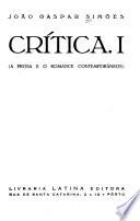 Crítica: A prosa e o romance contemporâneos