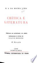 Crítica e litteratura