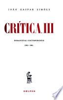 Crítica: Romancistas contemporâneos
