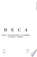 DECA, revista do Departamento de Extensão Cultural e Artística