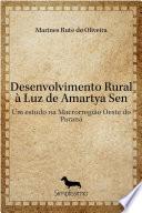 Desenvolvimento Rural à Luz de Amartya Sen