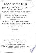 Diccionario da lingua portugueza
