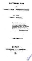 Diccionario de Synonymos Portuguezes