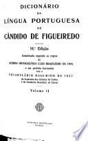 Dicionário da lingua portuguesa