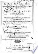 Dictionarium Etymologicum, Philologicum, Phraseologicumque, Omnium Quae Extant Locupletissimum