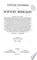 Dictionnaire encyclopédique des sciences médicales