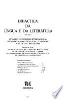 Didáctica da língua e da literatura
