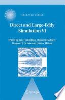 Direct and Large-Eddy Simulation VI