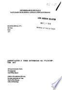 Dissertações e teses defendidas na FFLCH/USP, 1939-1977