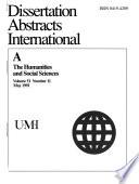 Dissertation Abstracts International