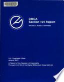 DMCA Section 104 Report: Public comments