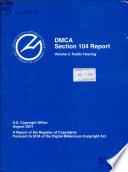 DMCA Section 104 Report: Public hearing