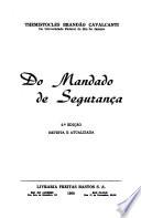 Do mandado de segurança