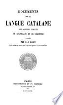 Documents sur la langue catalane des anciens comtés de Roussillon et de cerdagne