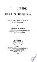 Du suicide et de la folie suicide