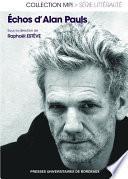 Échos d'Alan Pauls