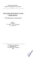 English Benedictine Libraries