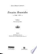 Ensaios reunidos, 1942-1978: Dispersos (parte I); prefácios e introduções (parte I)
