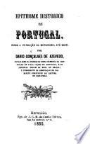 Epithome historico de Portugal, etc