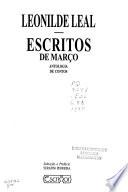 Escritos de Março
