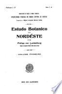 Estudo botanico do nordéste