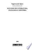 Estudos de literatura, filologia e história