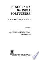 Etnografia Da India Portuguesa: As civilizações da India. (Introdução)