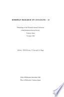 European Research on Cetaceans