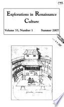 Explorations in Renaissance Culture