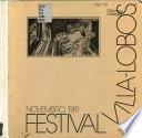 Festival Villa-Lobos, novembro, 1981