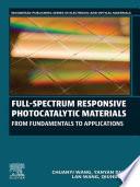 Full-Spectrum Responsive Photocatalytic Materials