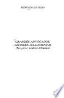 Grandes advogados, grandes julgamentos