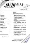 Guatemala, News in Brief