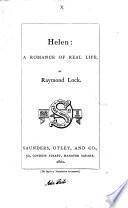 Helen; a Romance of Real Life