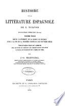 Histoire de la littérature espagnole de G. Ticknor
