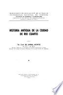 Historia antigüa de la ciudad de Río Cuarto