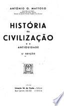 História da civilização. v. 1-2: Antiguidade. 4. ed