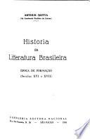 ...Historia Da Litteratura Brasileira...